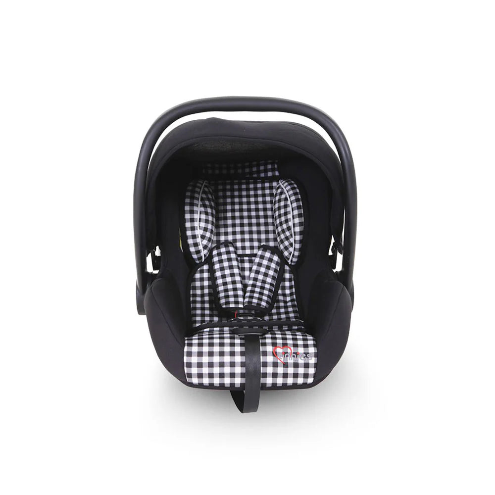 2-IN-1 BABY CARRIER & CAR SEAT(BLACK CHECK, UNISEX)