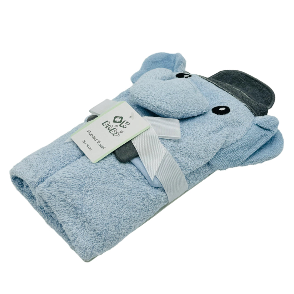 CHARACTER HOODED BATH TOWEL